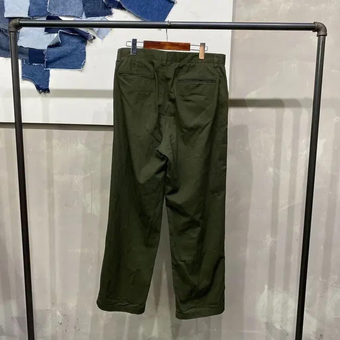 (32인치) 무신사스탠다드 캐주얼 핀턱 코튼팬츠 면바지 상품이미지3