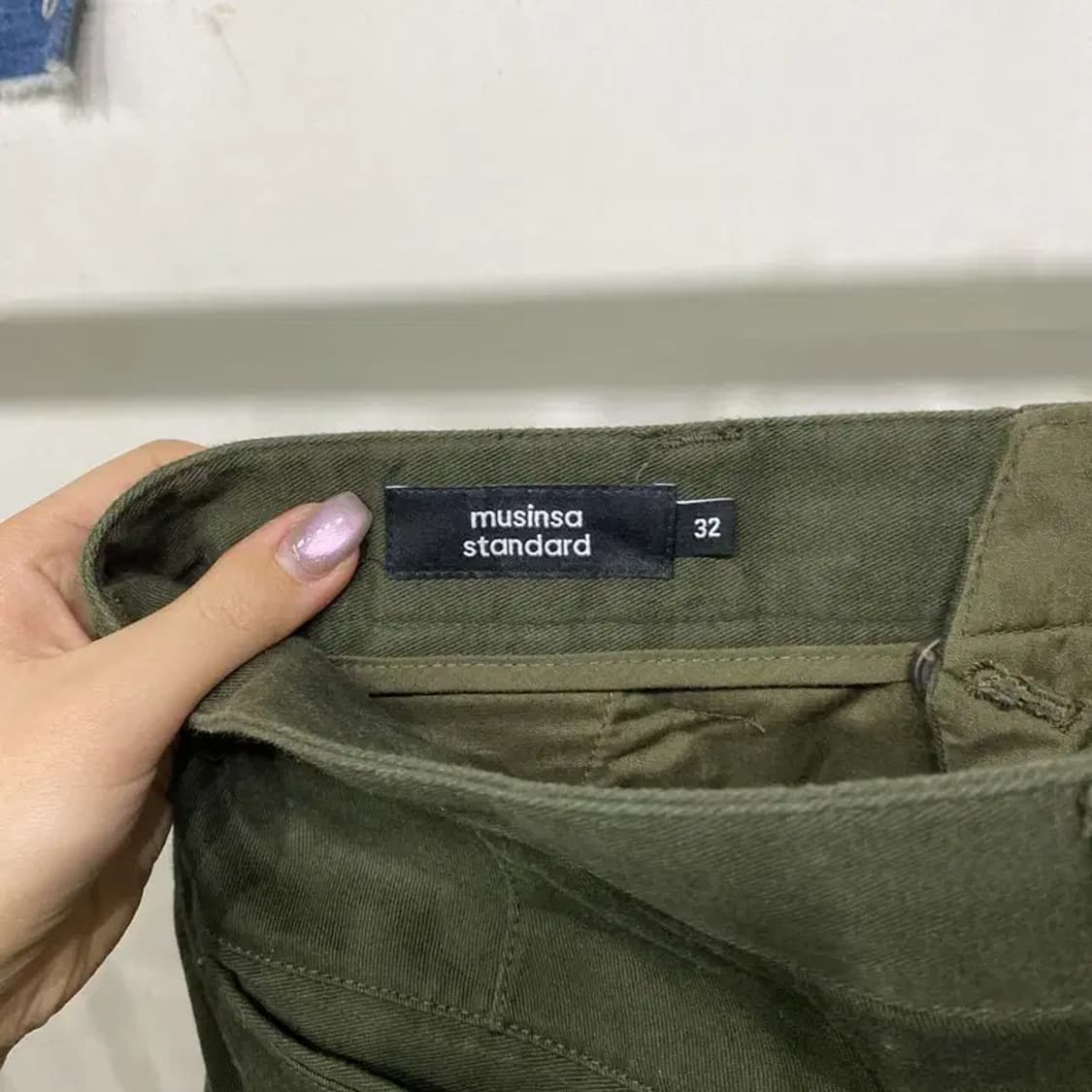 (32인치) 무신사스탠다드 캐주얼 핀턱 코튼팬츠 면바지 상품이미지5