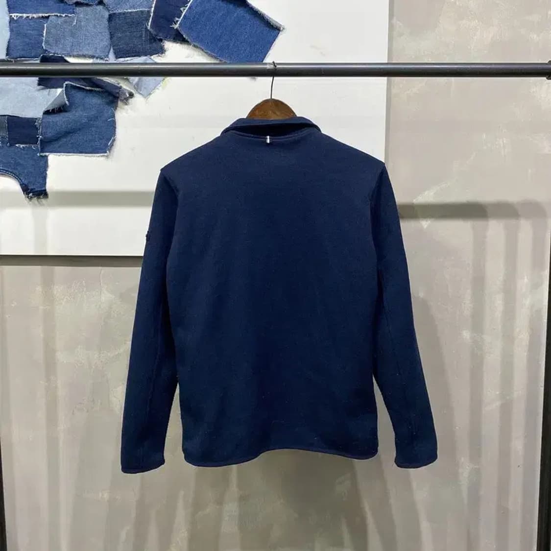 (90) 헤지스 캐주얼 네이비 니트 집업 자켓 상품이미지4