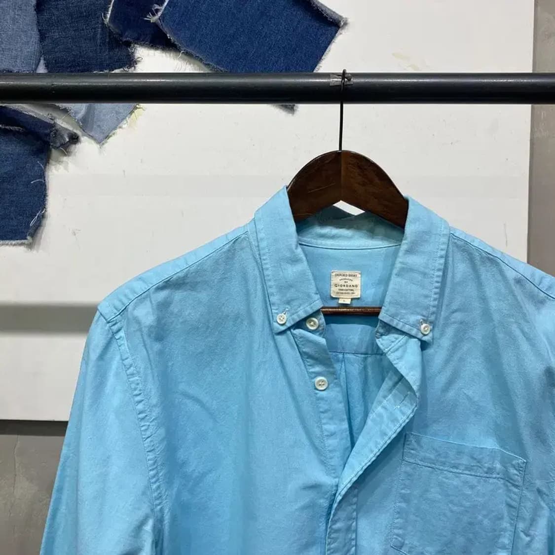 (100) 지오다노 캐주얼 포켓 셔츠 남방 상품이미지3