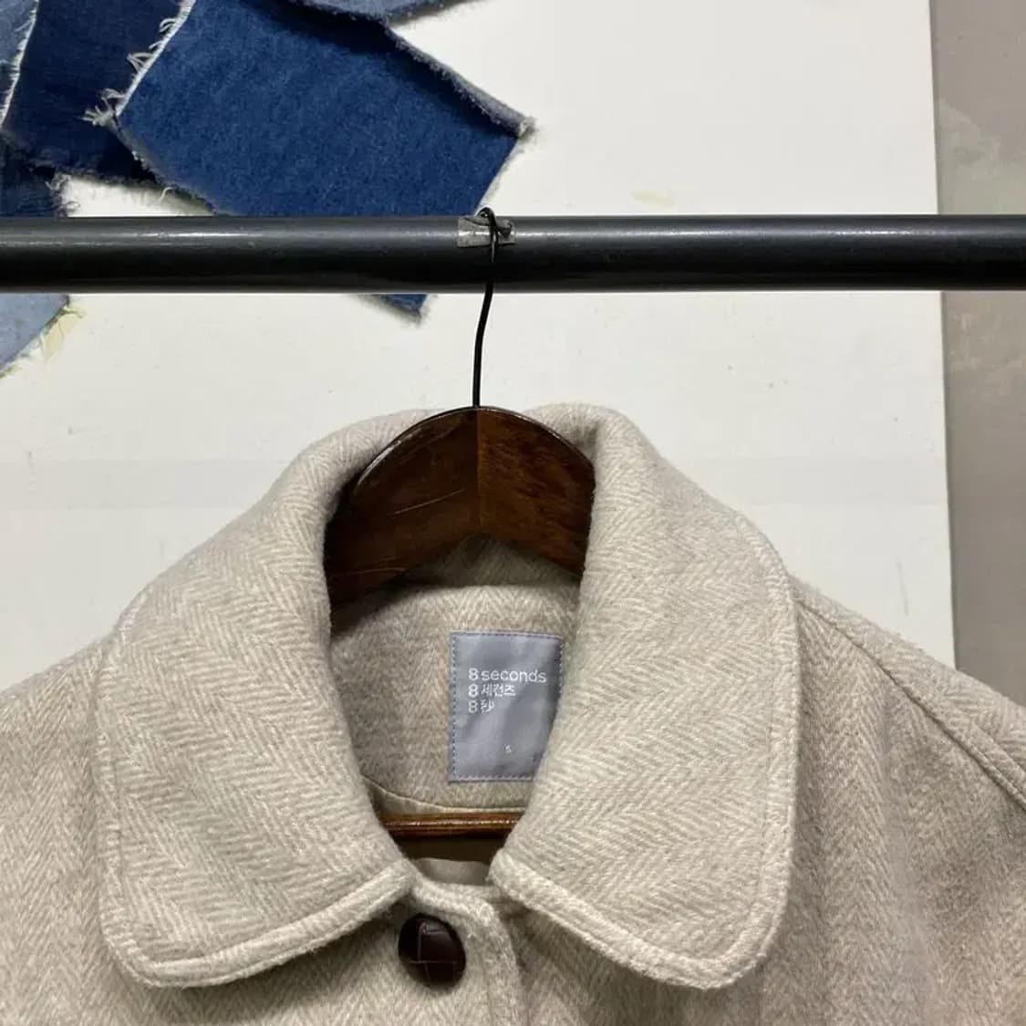 (90) 에잇세컨즈 여성 캐주얼 투포켓 카라 울 자켓 상품이미지2