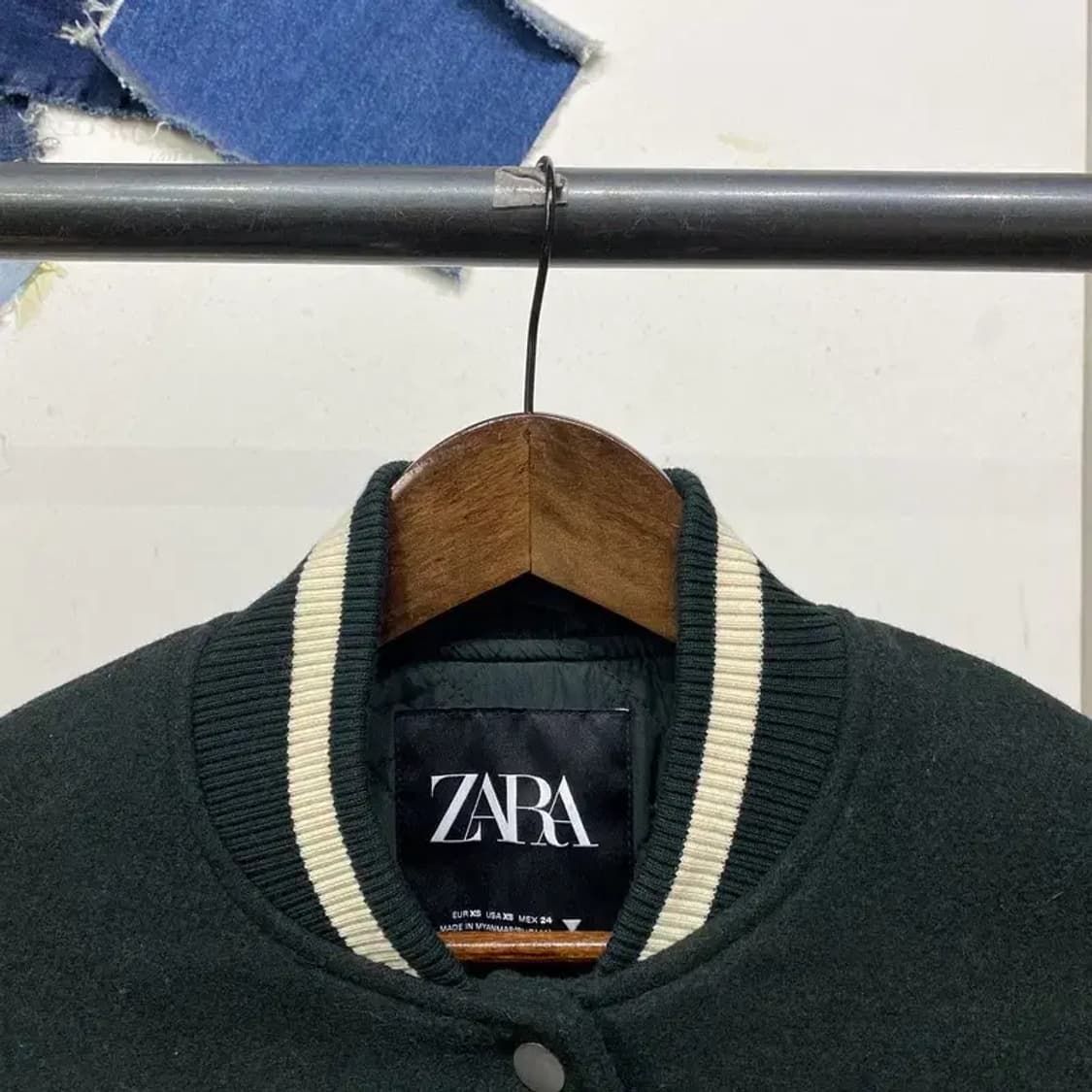 (105) 자라 ZARA 스트릿 바시티자켓 야구점퍼 상품이미지2