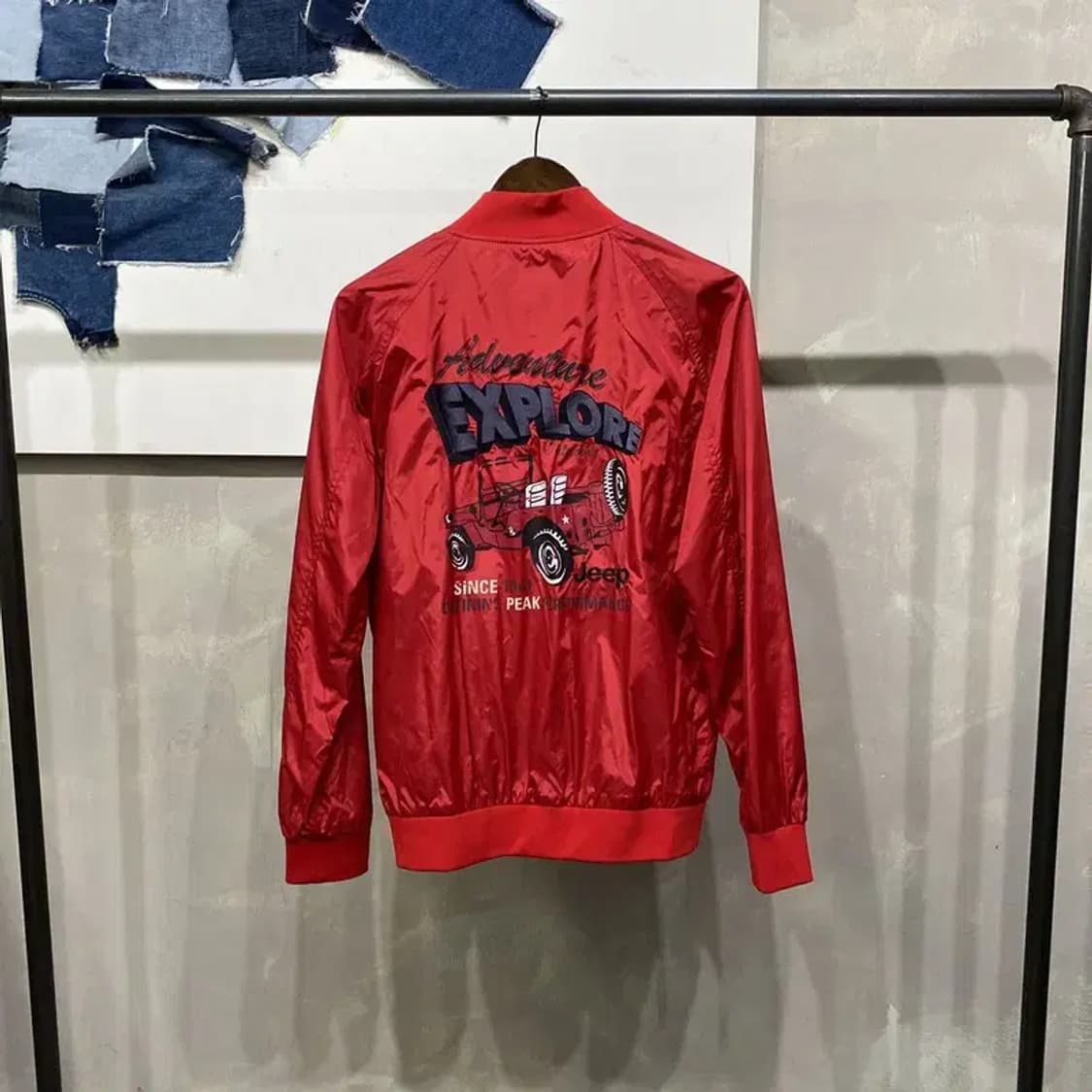 (95) 지프 캐주얼 자수 패치 블루종 자켓 상품이미지4