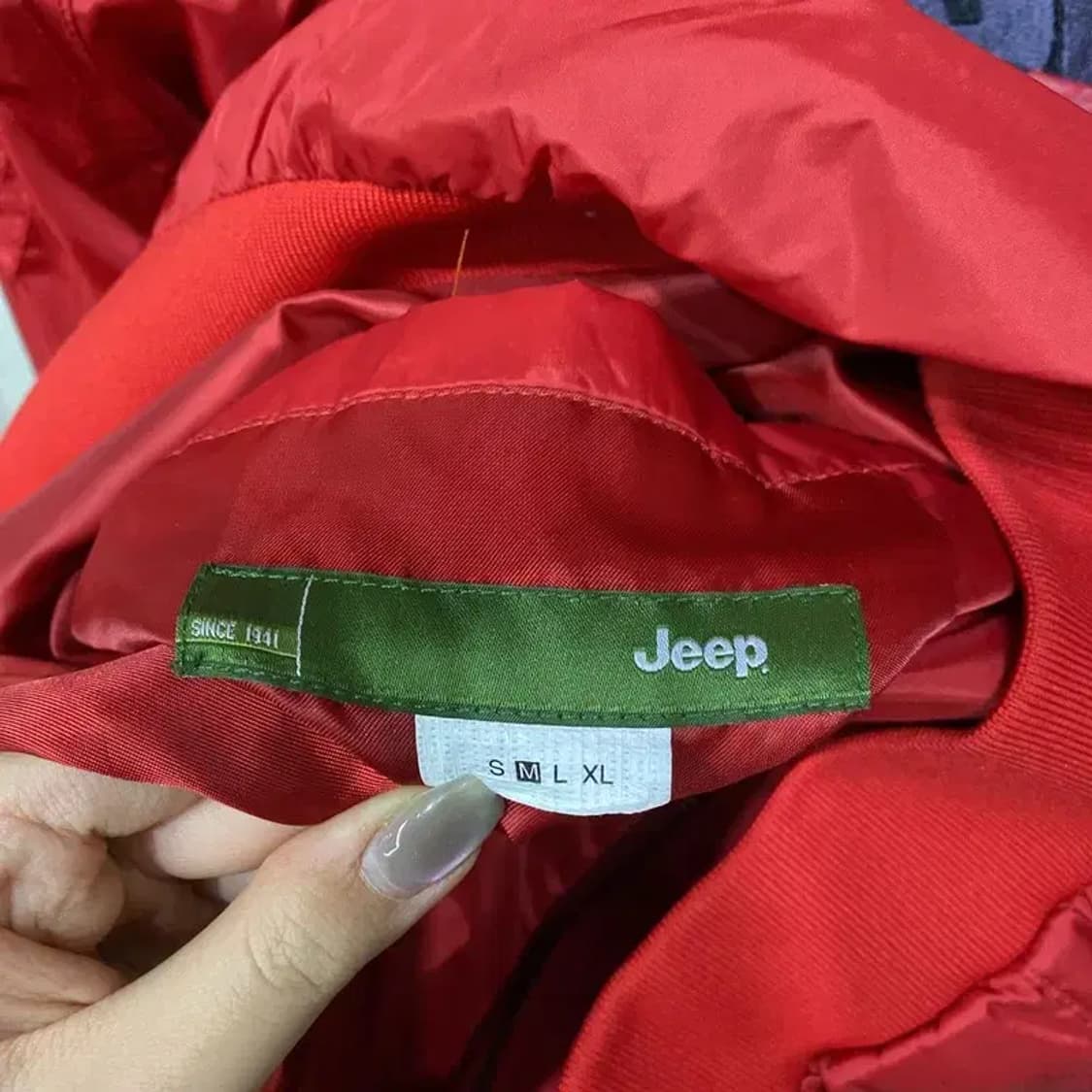 (95) 지프 캐주얼 자수 패치 블루종 자켓 상품이미지5