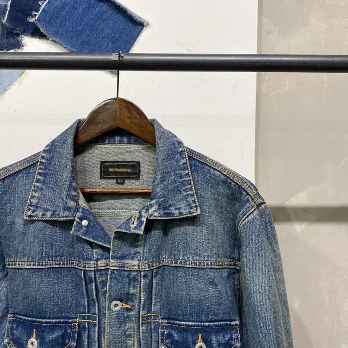 (105) 유니폼브릿지 스트릿 턱 데님 트러커 청자켓 상품이미지3