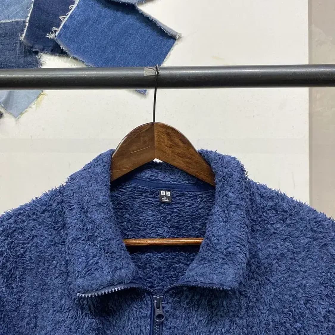 (105) 유니클로 캐주얼 후리스 플리츠 자켓 상품이미지2