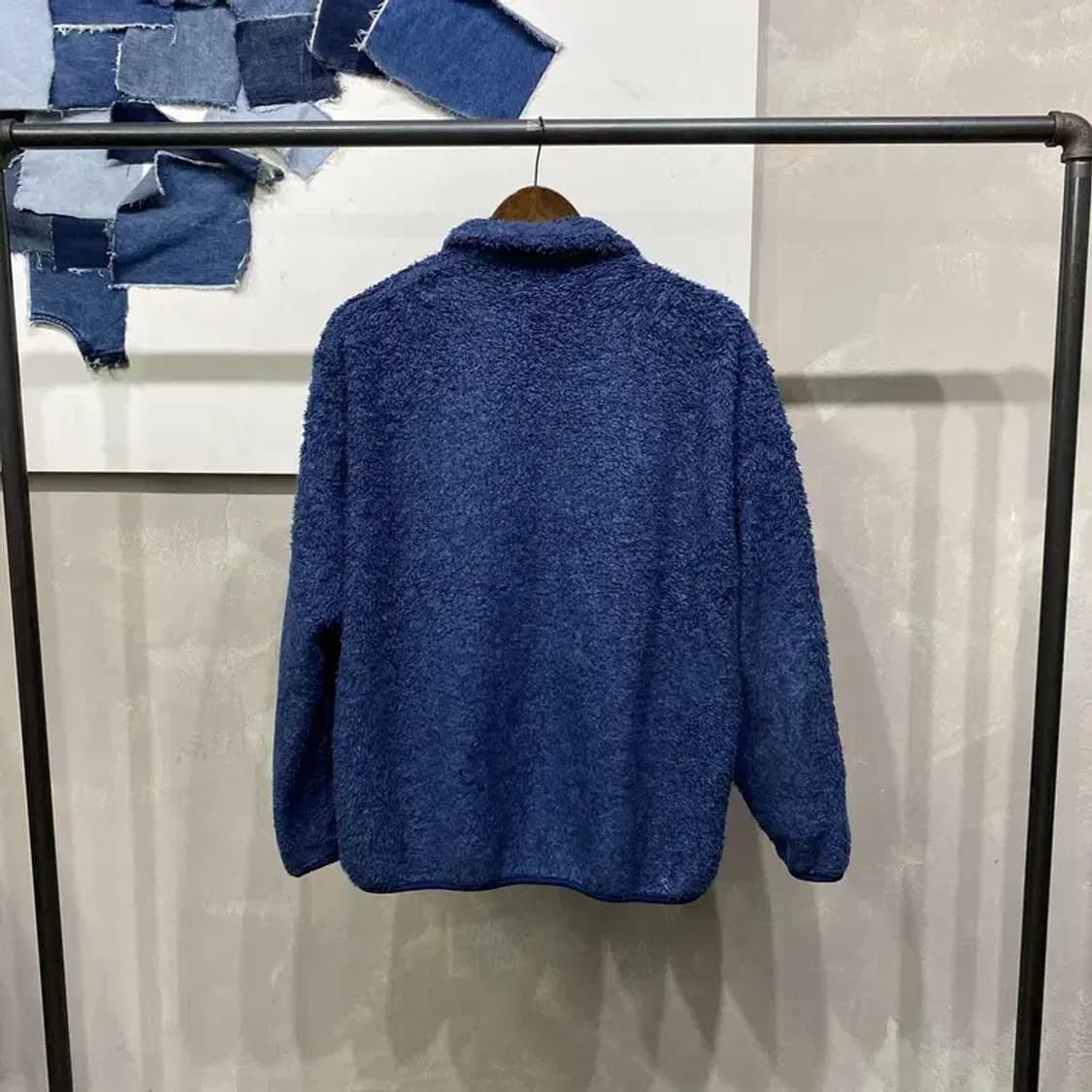 (105) 유니클로 캐주얼 후리스 플리츠 자켓 상품이미지4