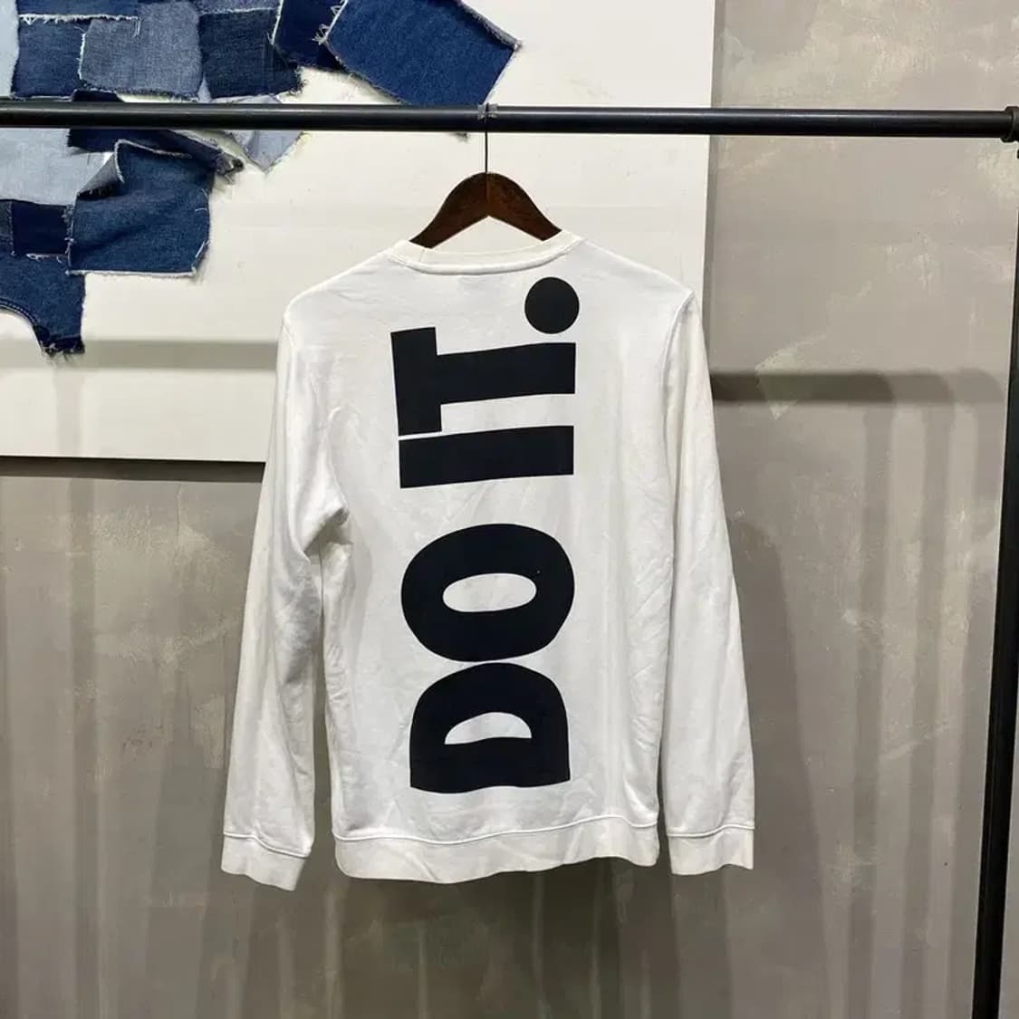 (95) 나이키 저스트두잇 스트릿 빅로고 맨투맨 긴팔 티 상품이미지4