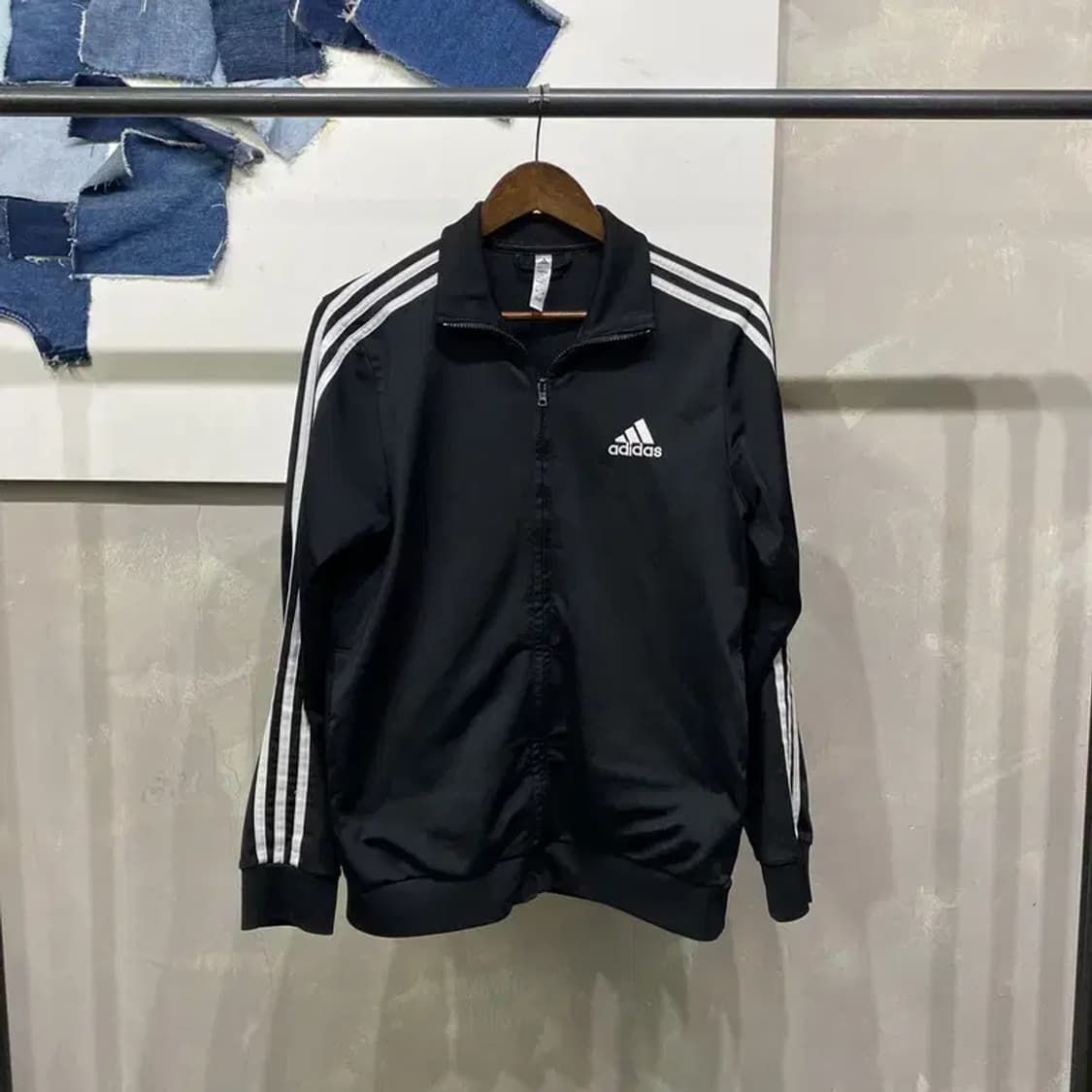 (100) 아디다스 캐주얼 저지 집업 자켓 상품이미지1