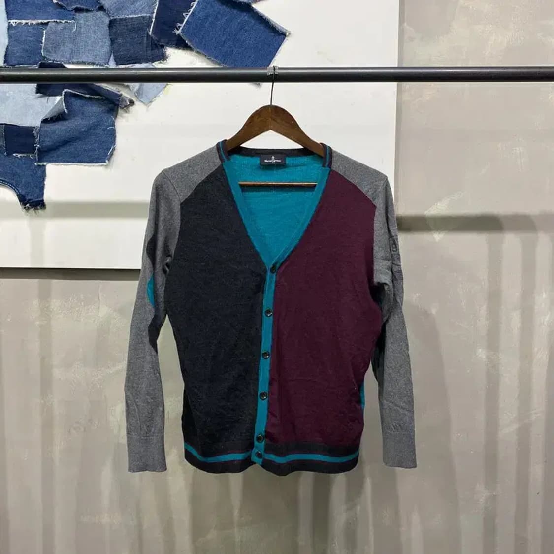 (95) 먼싱웨어 여성 골프 캐주얼 울 니트 가디건 상품이미지1