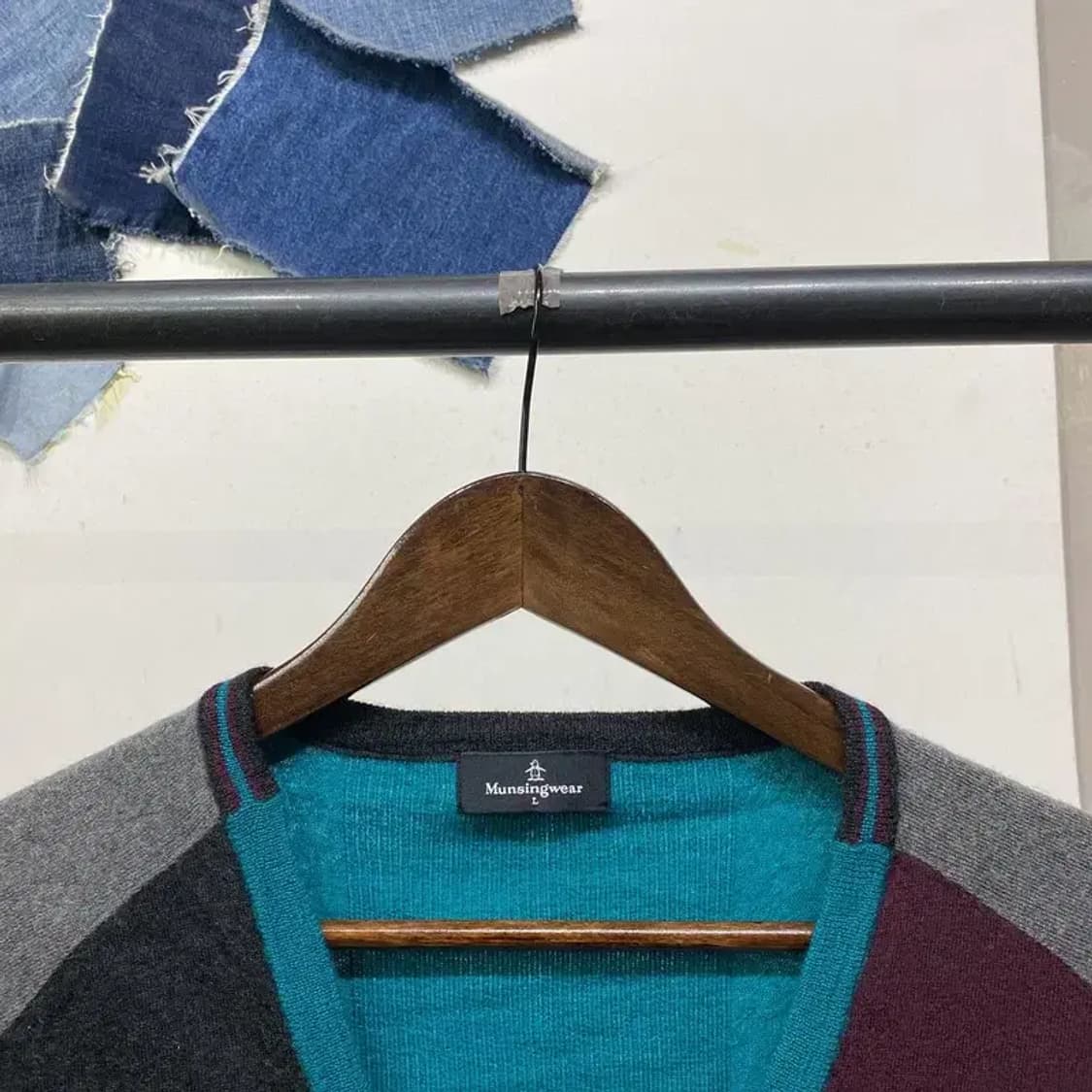 (95) 먼싱웨어 여성 골프 캐주얼 울 니트 가디건 상품이미지2