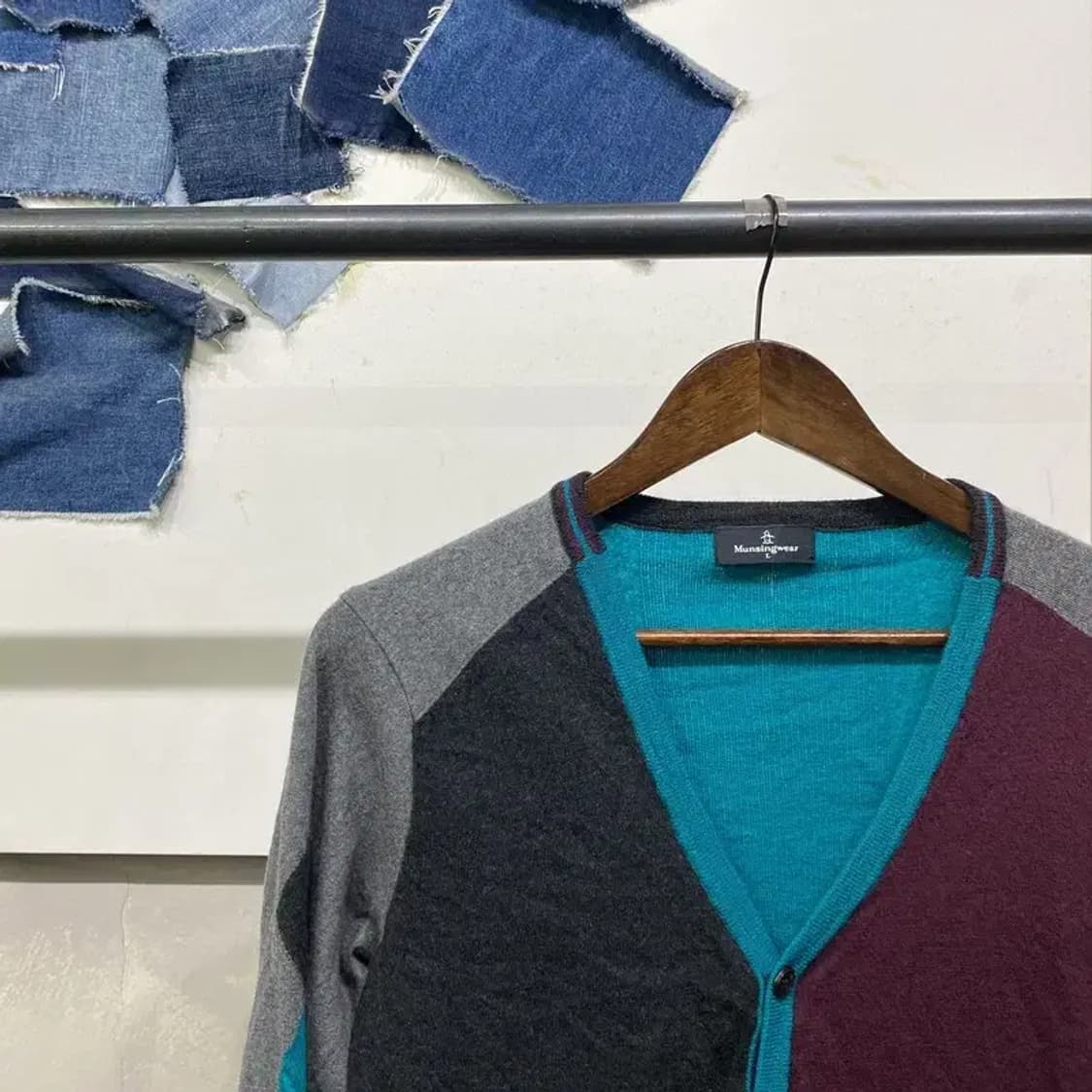 (95) 먼싱웨어 여성 골프 캐주얼 울 니트 가디건 상품이미지3