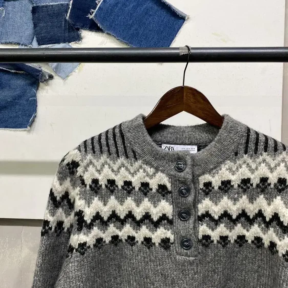 (95) 자라 ZARA 여성 크롭 니트 상품이미지3