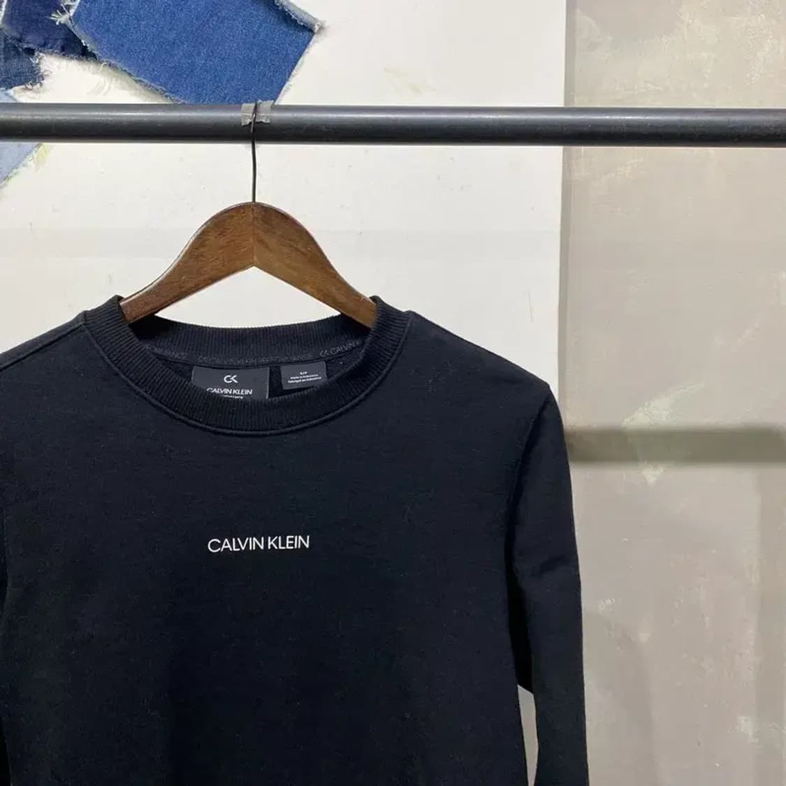 (90) 캘빈클라인 CK 캐주얼 프린팅 맨투맨 긴팔 티 상품이미지3