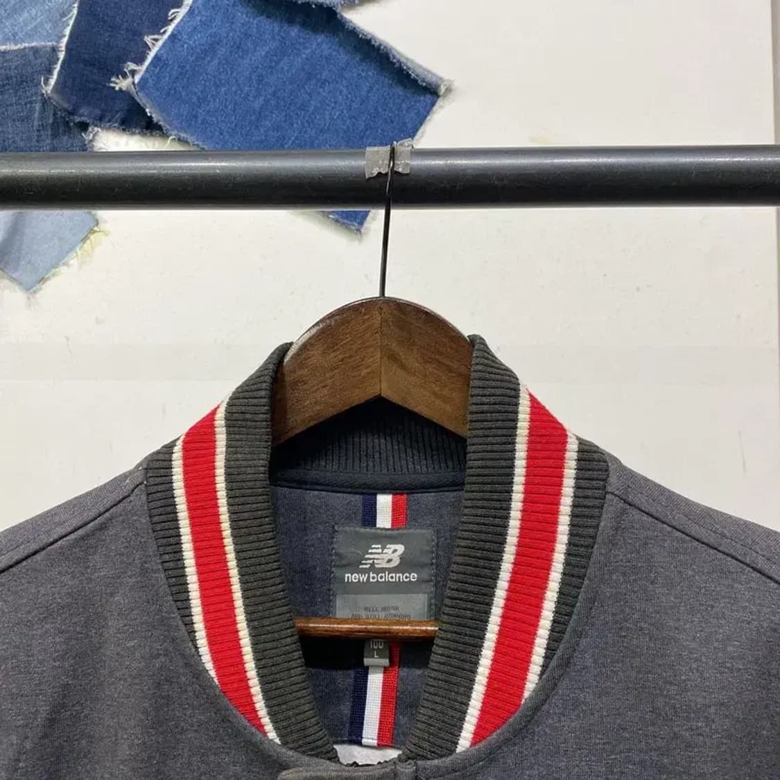 (100) 뉴발란스 캐주얼 야구잠바 바시티자켓 상품이미지2