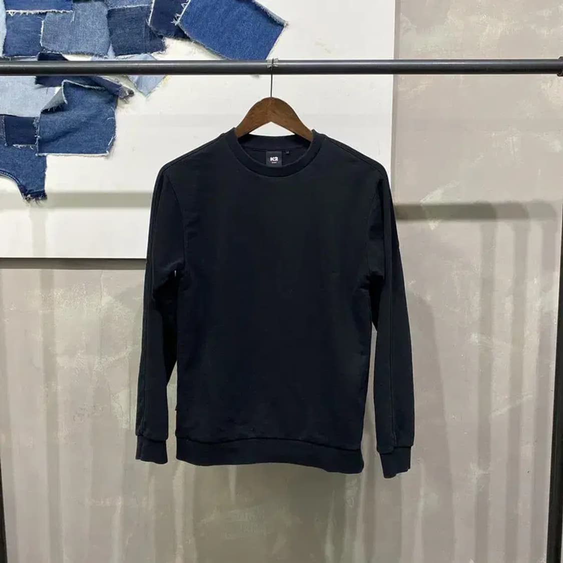 (90) K2 케이투 아웃도어 블랙 맨투맨 긴팔 티 상품이미지1