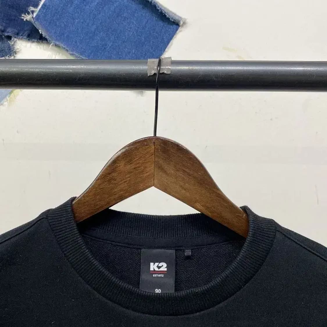(90) K2 케이투 아웃도어 블랙 맨투맨 긴팔 티 상품이미지2