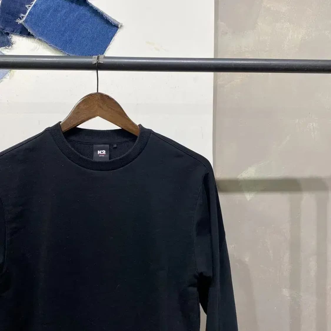 (90) K2 케이투 아웃도어 블랙 맨투맨 긴팔 티 상품이미지3