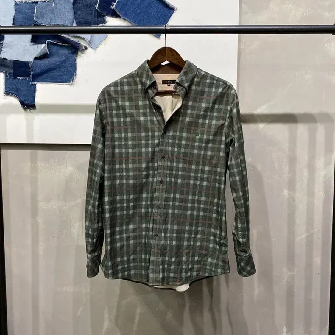 (105) 닥스 캐주얼 클래식 체크 셔츠 남방 상품이미지1