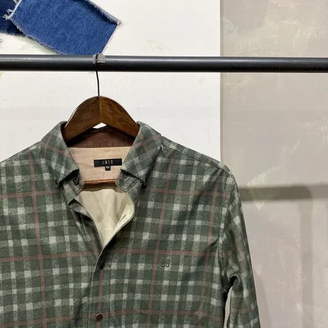 (105) 닥스 캐주얼 클래식 체크 셔츠 남방 상품이미지3