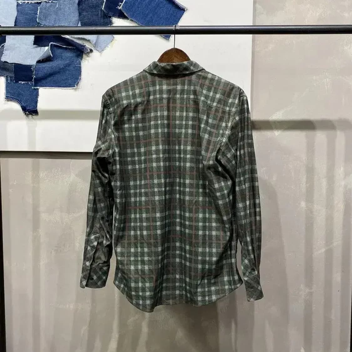 (105) 닥스 캐주얼 클래식 체크 셔츠 남방 상품이미지4