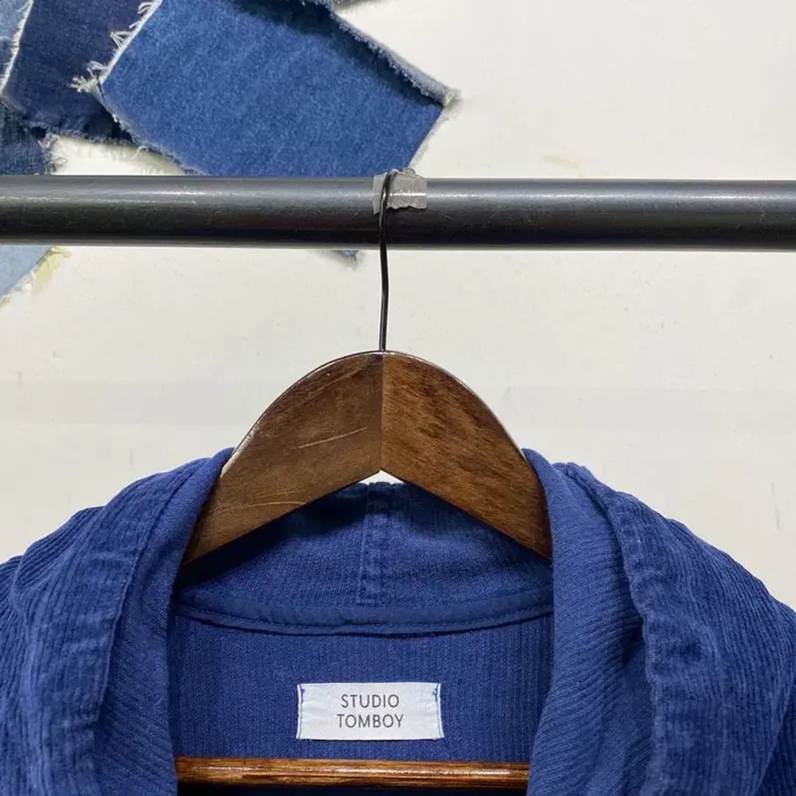 (F) 스튜디오톰보이 여성 캐주얼 골덴 코듀로이 후드티 상품이미지2