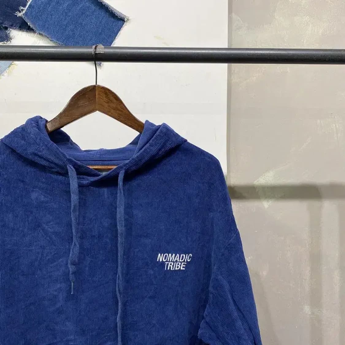 (F) 스튜디오톰보이 여성 캐주얼 골덴 코듀로이 후드티 상품이미지3