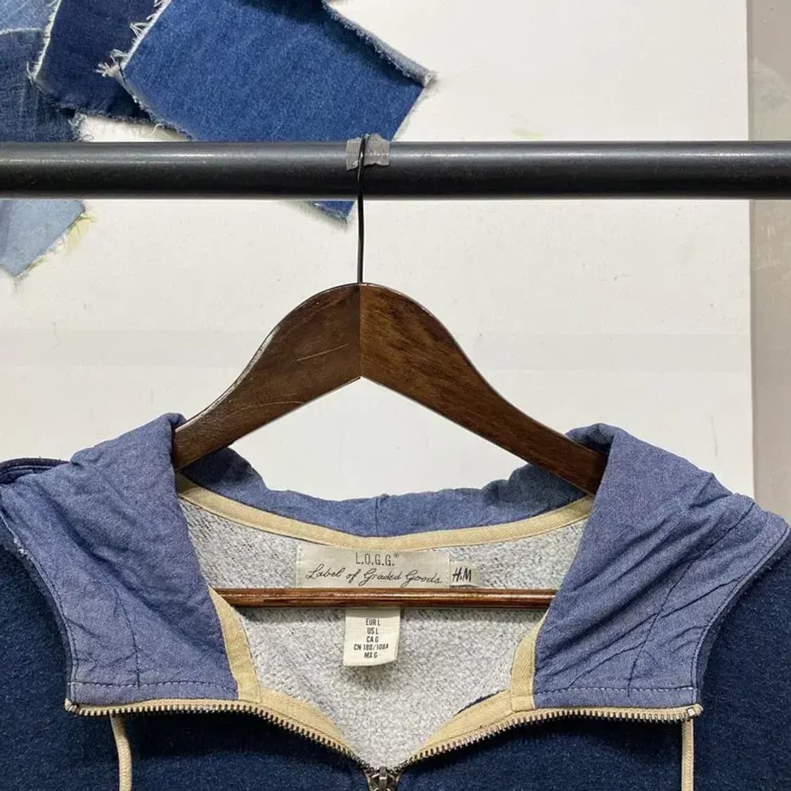 (105) H.M 흐앤므 캐주얼 베이직 후드집업 자켓 상품이미지2