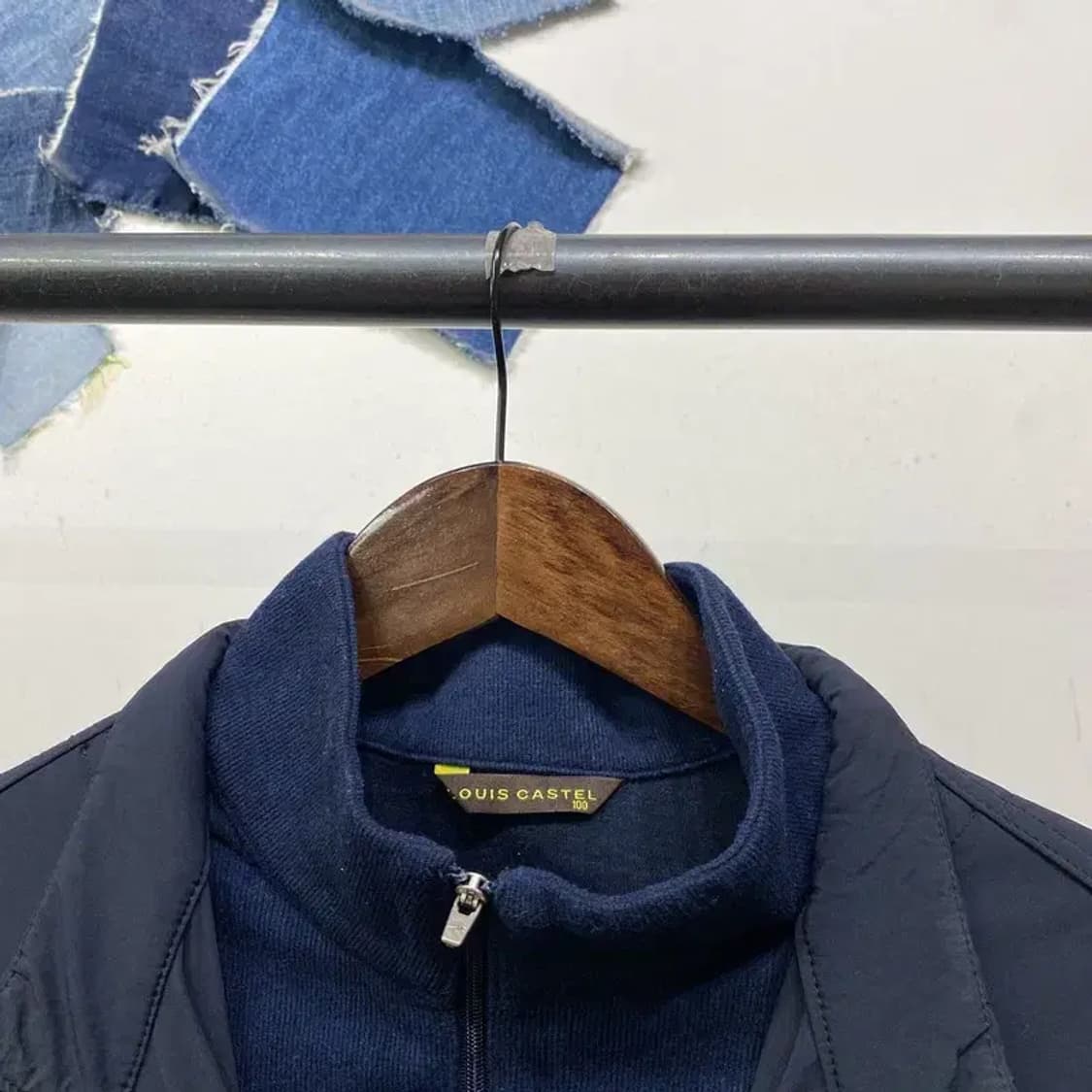 (100) 루이까스텔 골프 스포츠 반집업 니트 풀오버 긴팔 티 상품이미지2