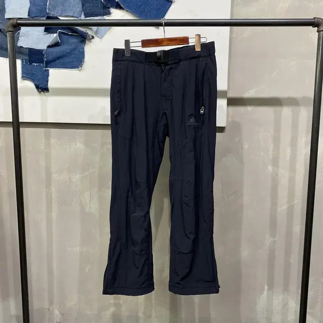 (30~32인치) 아디다스 스포츠 운동 밴딩 벨티드 바지 팬츠 상품이미지1