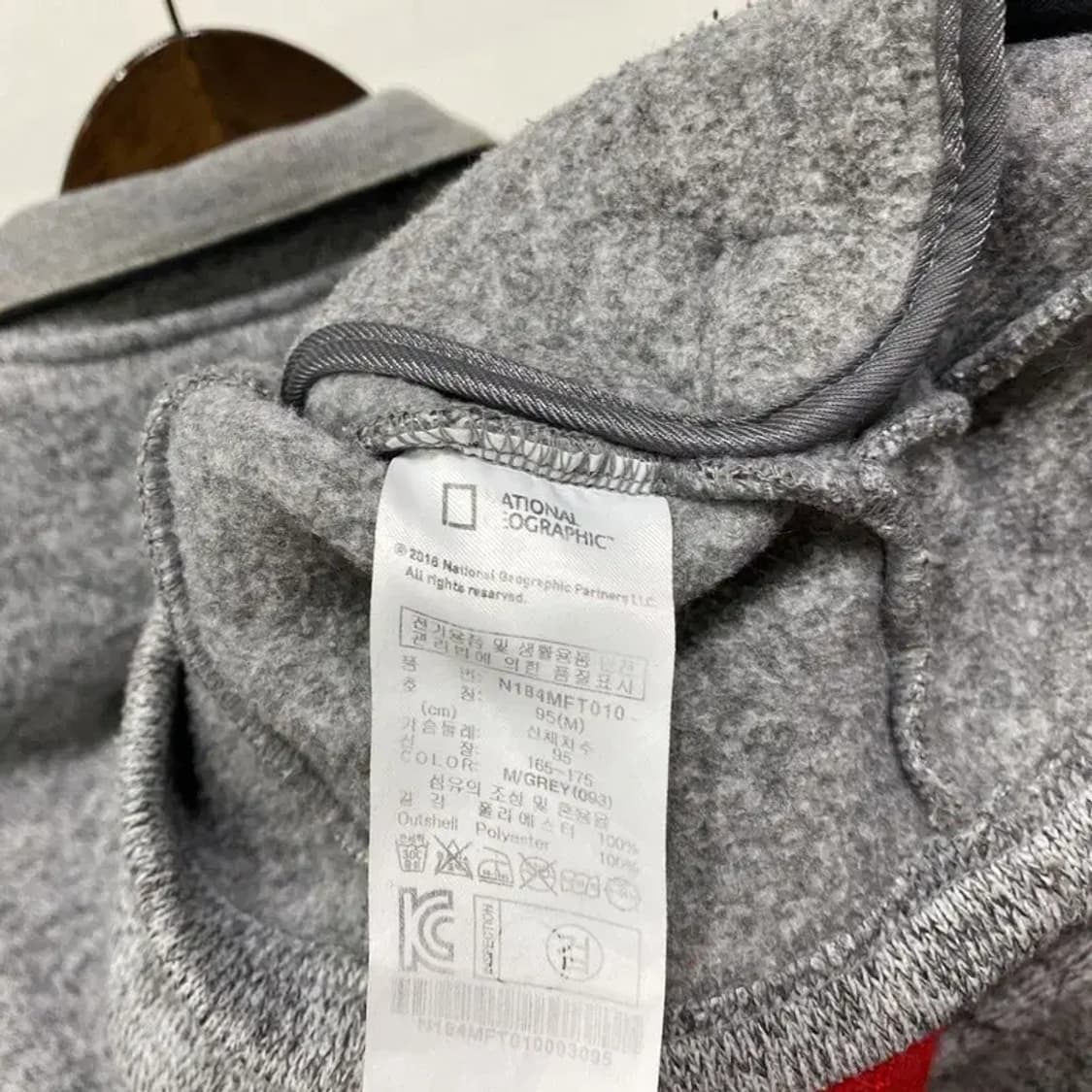 (95) 내셔널지오그래픽 아웃도어 와펜 후리스 플리츠 자켓 상품이미지5