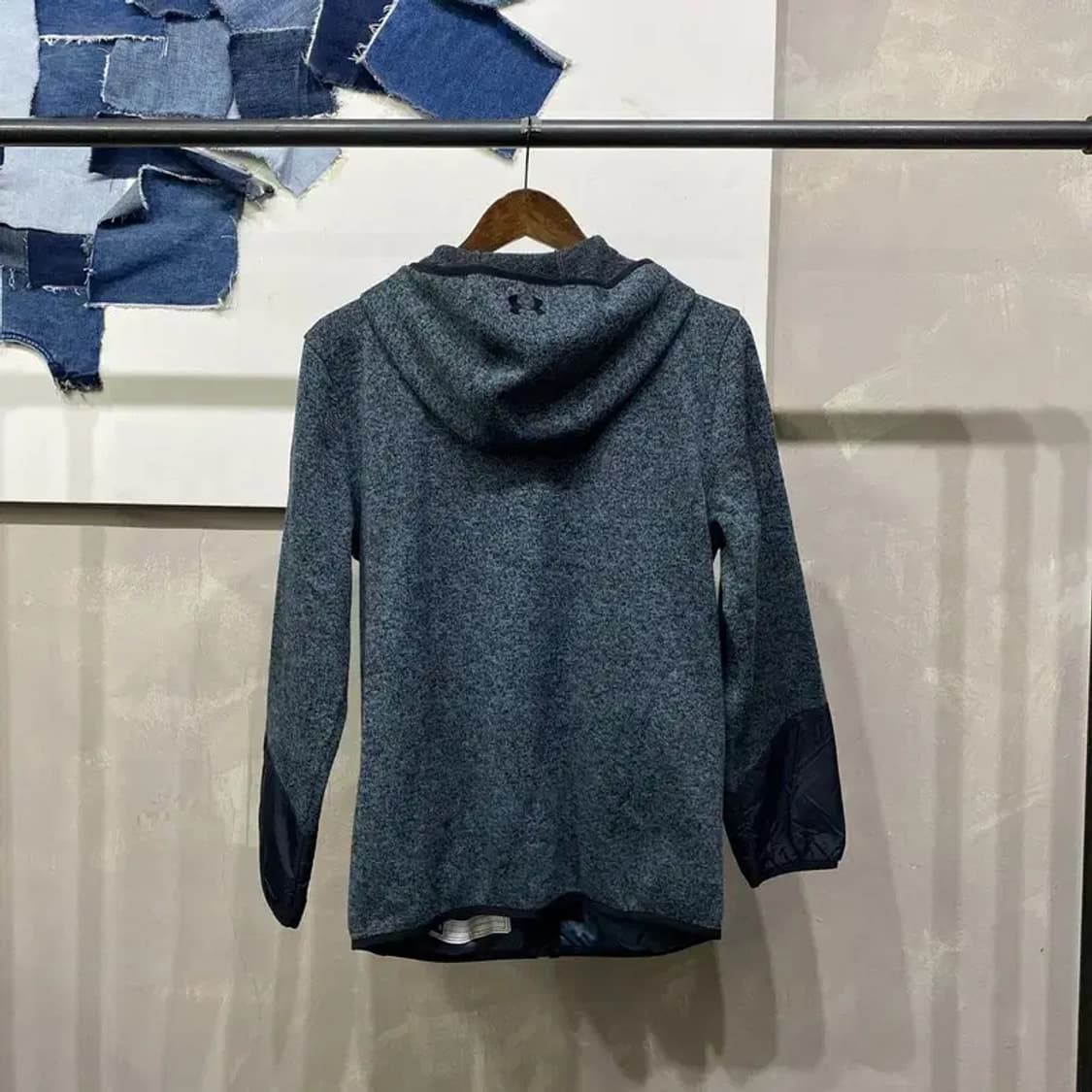 (90) 언더아머 운동 캐주얼 후리스 후드집업 자켓 상품이미지4