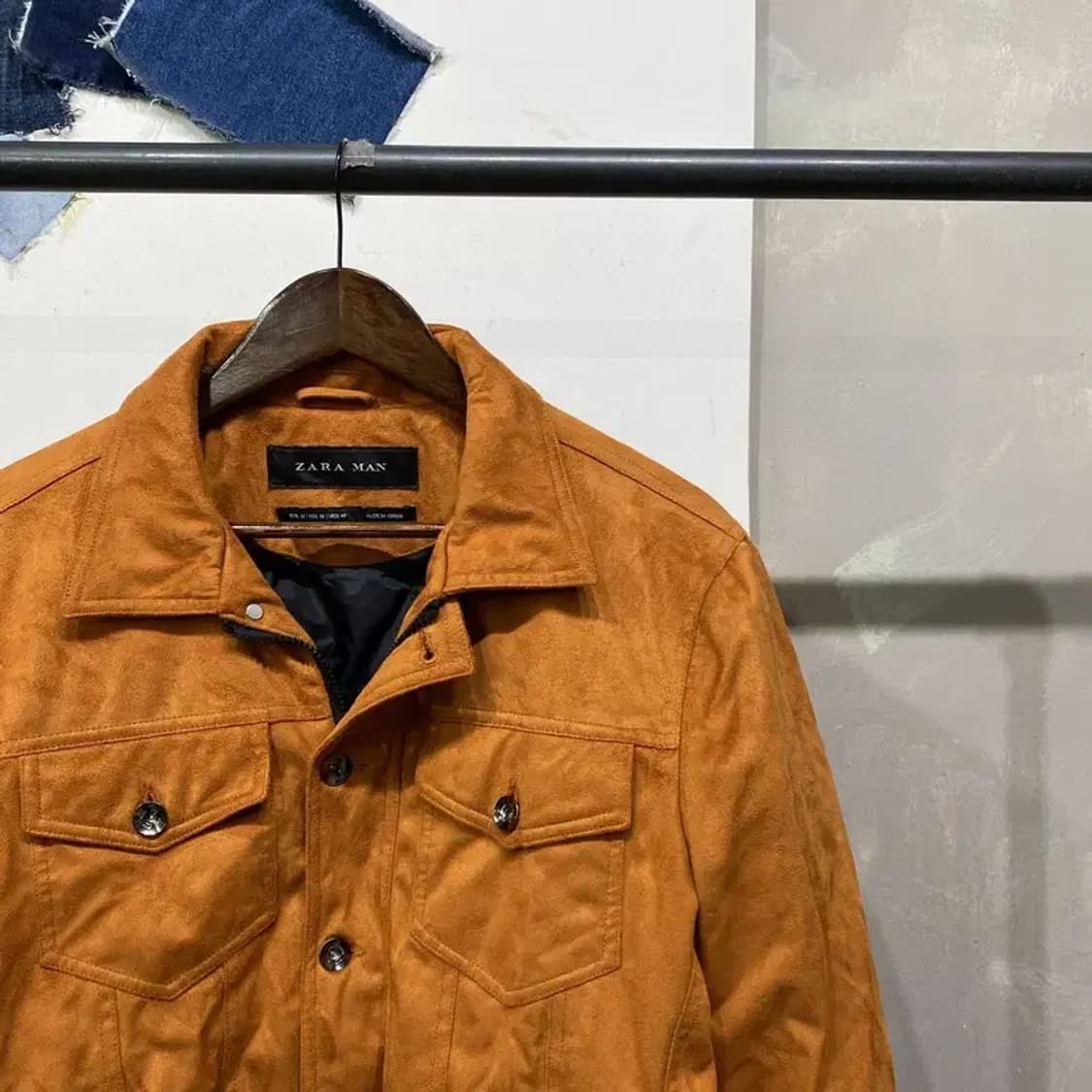 (95) 자라 ZARA 캐주얼 스웨이드 트러커 자켓 상품이미지3