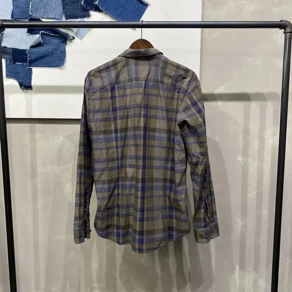 (빅사이즈) 휴고보스 캐주얼 클래식 슬림핏 체크 셔츠 남방 상품이미지4