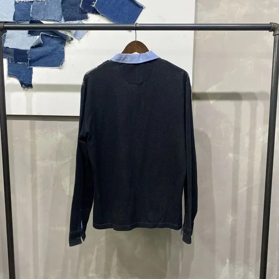 (105) 빈폴 캐주얼 셔츠 레이어드 아가일 니트 상품이미지4