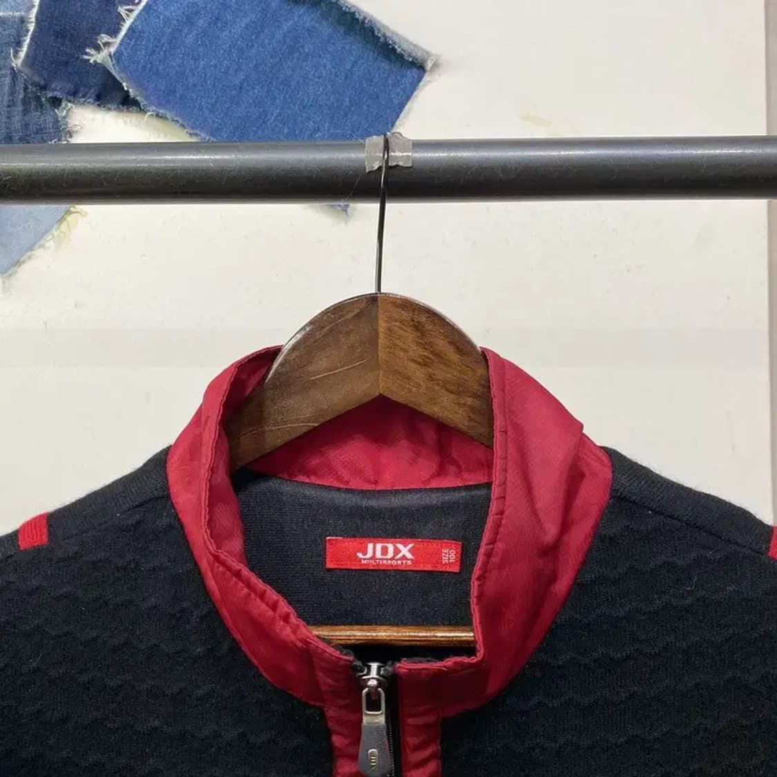 (100) JDX 골프 스포츠 반집업 니트 조끼 베스트 상품이미지2