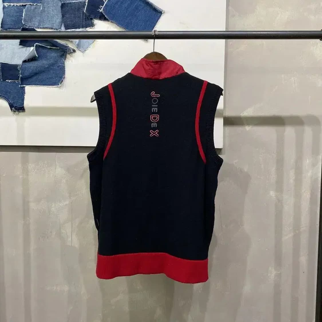 (100) JDX 골프 스포츠 반집업 니트 조끼 베스트 상품이미지4