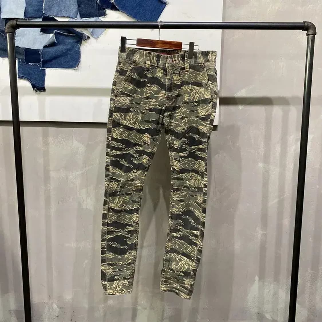 (28인치) 버커루 밀리터리 스트릿 카모팬츠 바지 상품이미지1