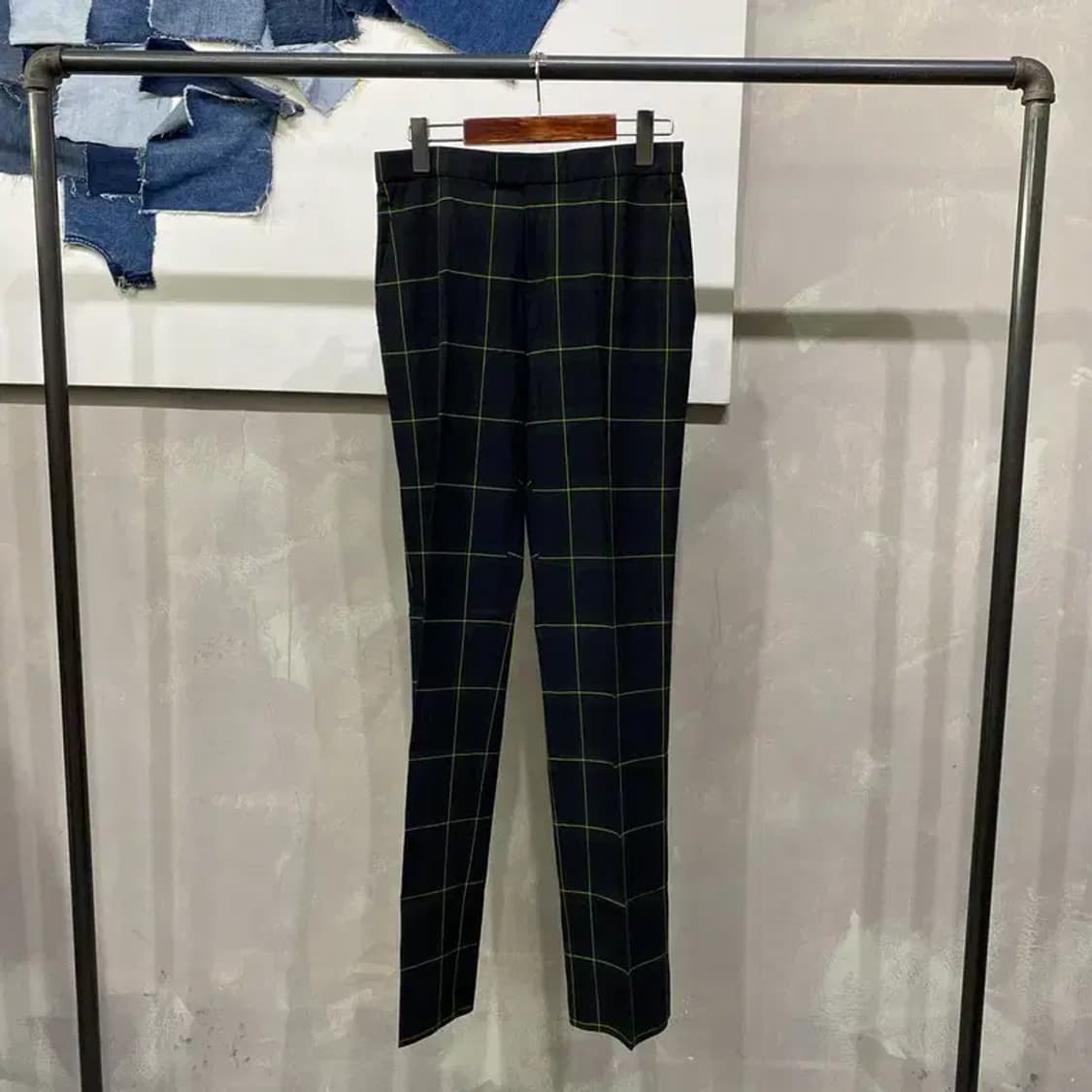 (28인치) 폴로 랄프로렌 여성 타탄체크 슬랙스 바지 팬츠 상품이미지1