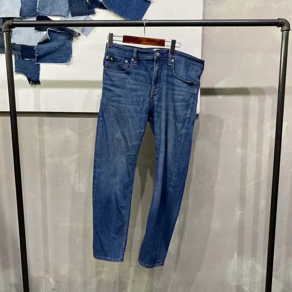 (34인치) 캘빈클라인 CK 캐주얼 스판 워싱 청바지 데님팬츠 상품이미지1