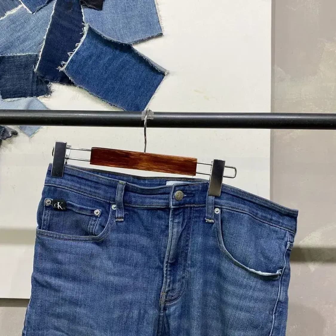 (34인치) 캘빈클라인 CK 캐주얼 스판 워싱 청바지 데님팬츠 상품이미지2