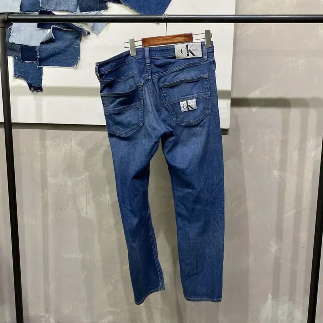 (34인치) 캘빈클라인 CK 캐주얼 스판 워싱 청바지 데님팬츠 상품이미지3