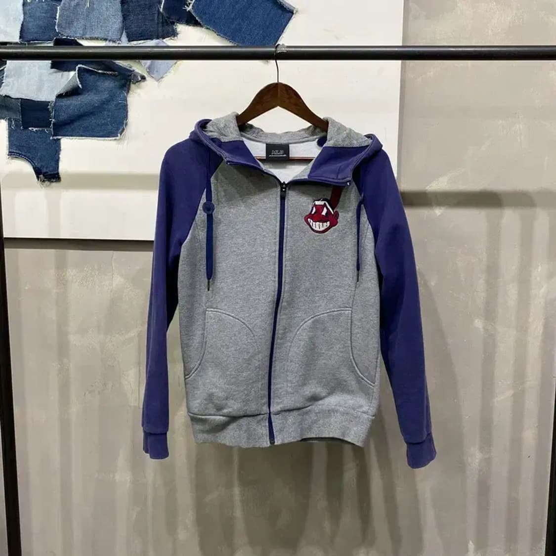 (95) MLB 클리블랜드 야구 스트릿 후드집업 자켓 상품이미지1