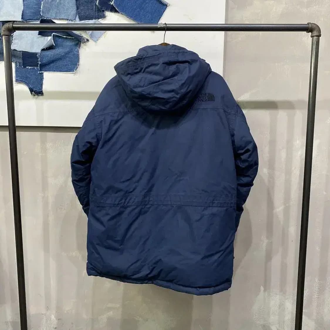 (100) 노스페이스 아웃도어 하이벤트 구스다운 거위털 하프패딩 상품이미지4