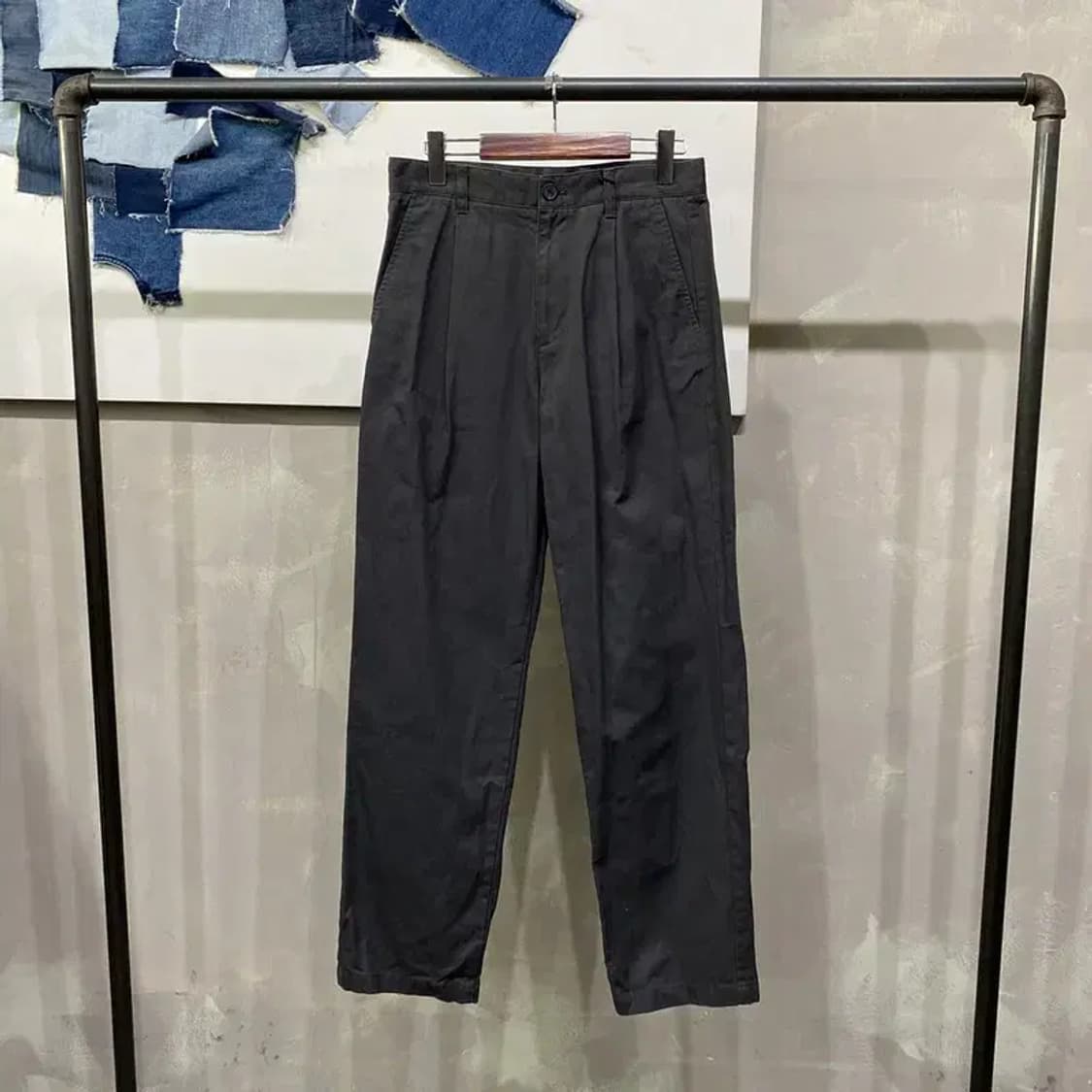 (29인치) 무신사스탠다드 캐주얼 핀턱 코튼팬츠 면바지 상품이미지1