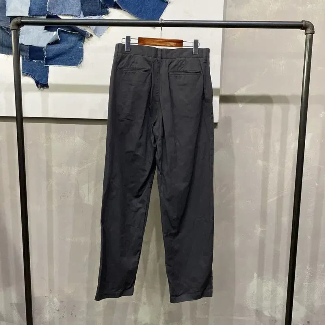 (29인치) 무신사스탠다드 캐주얼 핀턱 코튼팬츠 면바지 상품이미지3