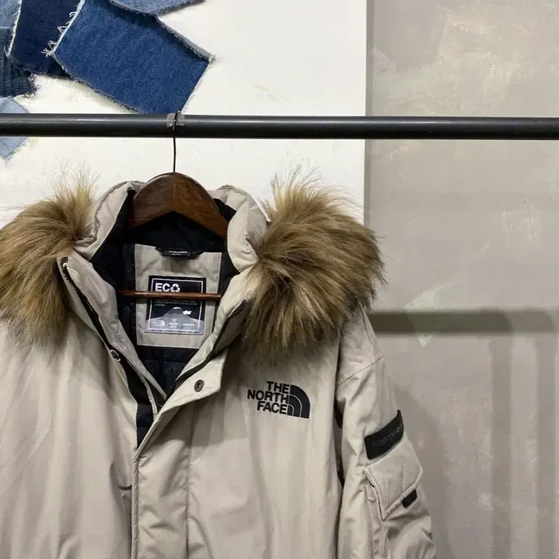 (95) 노스페이스 캐주얼 구스다운 에코 폴라 숏패딩 상품이미지3