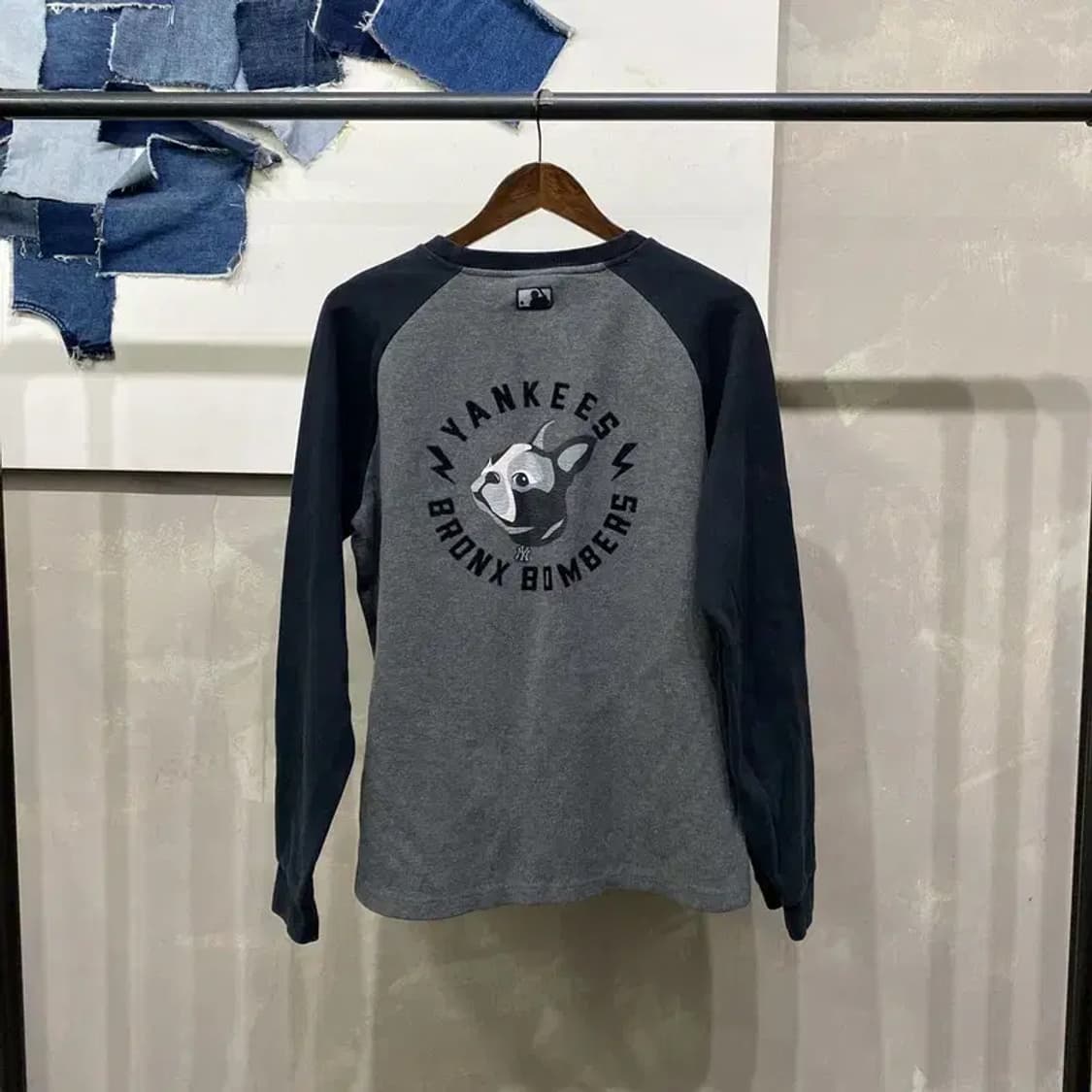 (105) MLB 뉴욕양키스 캐주얼 나그랑 맨투맨 긴팔 티 상품이미지4