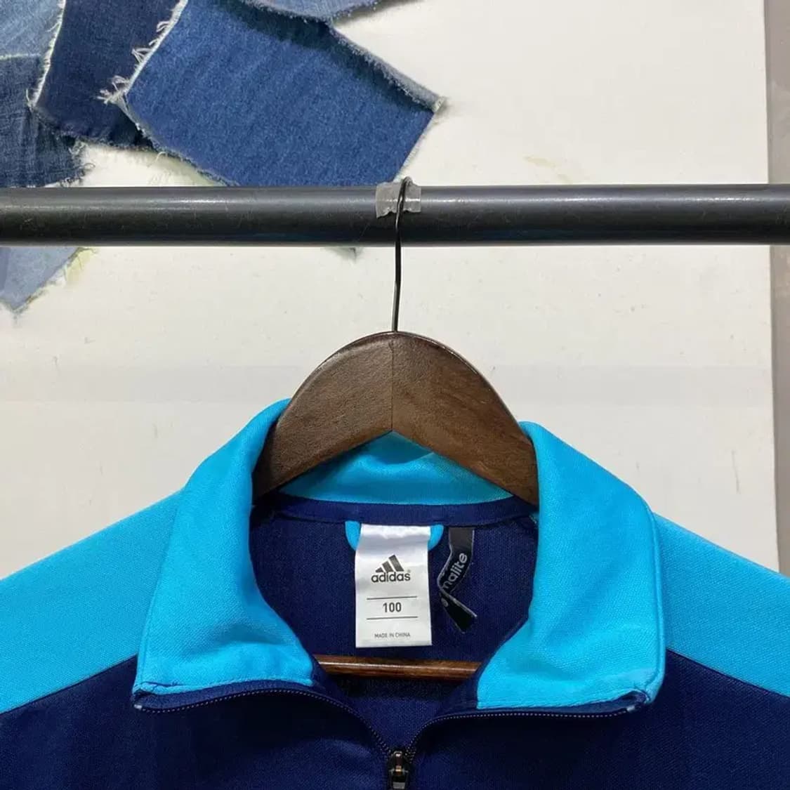 (100) 아디다스 스포츠 운동 저지 집업 자켓 상품이미지2