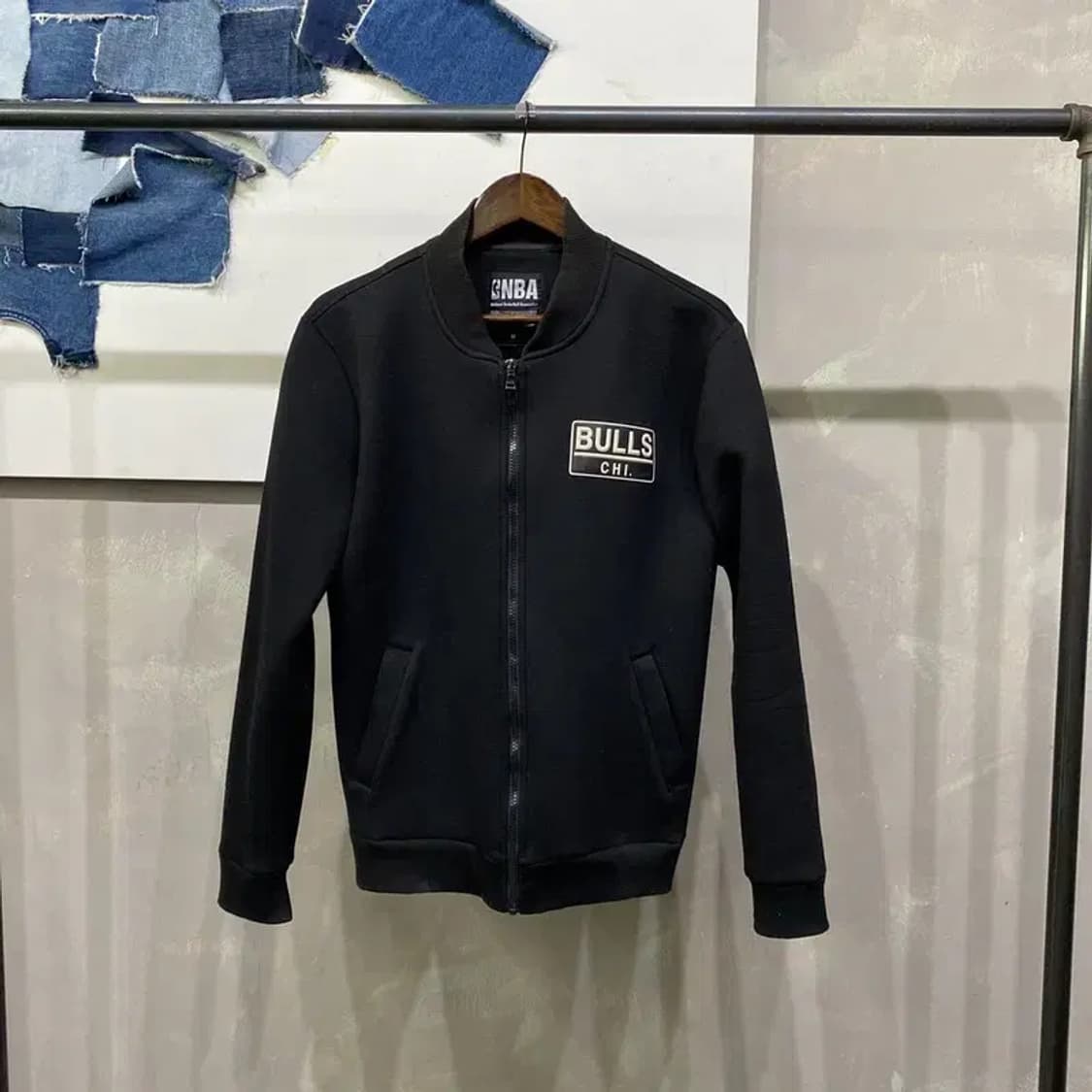 (95) NBA 시카고불스 캐주얼 블루종 자켓 상품이미지1